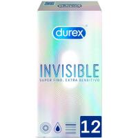 Preservatius invisible sensitive DUREX, caixa 12 u Preservatius invisible sensitive DUREX, caixa 12 u