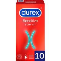 Preservatius sensitiu suau slim fit DUREX, caixa 10 u Preservatius sensitiu suau slim fit DUREX, caixa 10 u