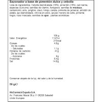 Sazonador de pollastre DUCROS, flascó 50 g