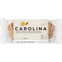 Galleta s/azúcar naranja y sésamo CAROLINA, caja 180 g Galleta s/azúcar naranja y sésamo CAROLINA, caja 180 g