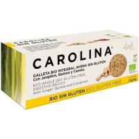 Galleta s/gluten Bio avena, quinoa CAROLINA, caja 115 g Galleta s/gluten Bio avena, quinoa CAROLINA, caja 115 g
