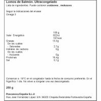 Lomos de salmón PESCANOVA, sobre 250 g