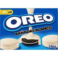 Galleta bañada de chocolate blanco OREO, caja 246 g Galleta bañada de chocolate blanco OREO, caja 246 g