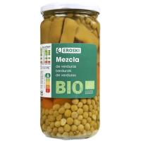 Mezcla de verduras EROSKI BIO, frasco 400 g