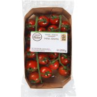 Tomate mini rama EROSKI NATUR, bandeja 200 g Tomate mini rama EROSKI NATUR, bandeja 200 g