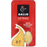 Pasta de lletres GALLO, paquet 450 g Pasta de lletres GALLO, paquet 450 g