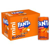 Refresco de naranja FANTA, pack 6x20 cl Refresco de naranja FANTA, pack 6x20 cl