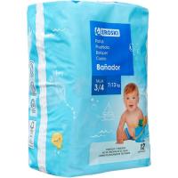 Bolquer Vestit de bany Deshechable T 3/4 7-13kg EROSKI 12u
