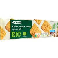 Galleta de espelta EROSKI BIO, paquete 200 g