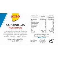 Sardinilla en salsa picantona ALBO, llauna 107 g
