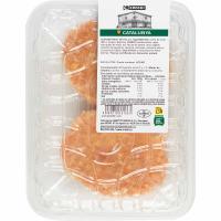 Burger Meat de pollo EROSKI, 2 uds, bandeja 200 g