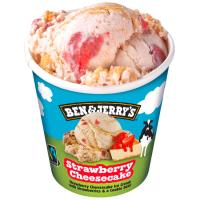 Gelat de strawberry cheesecake BEN&JERRY'S, terrina 465 ml