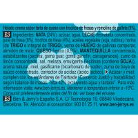 Gelat de strawberry cheesecake BEN&JERRY'S, terrina 465 ml