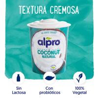 Yogur de coco natural ALPRO, tarrina 350 g