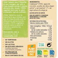 Crema de carabassa bio CASA AMELLA, flascó 500 ml