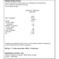 Patata sencera GUTARRA, flascó 450 g