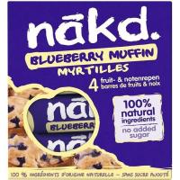 Barritas de cereales sabor blueberry muffin NAKD, caja 140 g