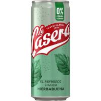 Gaseosa con toque de hierbabuena LA CASERA, lata 33 cl Gaseosa con toque de hierbabuena LA CASERA, lata 33 cl