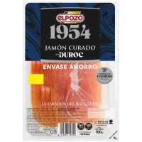 Jamón curado loncheado ELPOZO, bandeja 100 g Jamón curado loncheado ELPOZO, bandeja 100 g