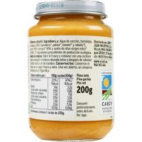 Potet de vedella amb verdures EROSKI BIO, pot 200 g