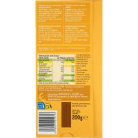 Chocolate blanco con avellanas enteras EROSKI, tableta 200 g
