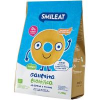 Galletita de espelta y manzana ecológicas SMILEAT, bolsa 220 g