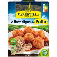 Mandoguilles de pollastre CARRETILLA, safata 300 g Mandoguilles de pollastre CARRETILLA, safata 300 g