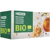 Camamilla EROSKI BIO, caixa 20 sobres