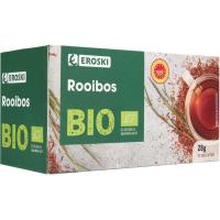 Rooibos EROSKI BIO, caja 20 sobres