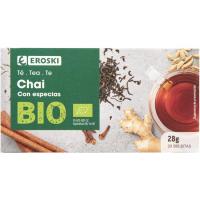 Té chai EROSKI BIO, caja 20 sobres Té chai EROSKI BIO, caja 20 sobres