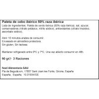 Pètals de paleta ibèrica NOEL, safata 90 g