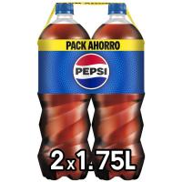 Refresco de cola PEPSI, pack 2x1,75 litros Refresco de cola PEPSI, pack 2x1,75 litros