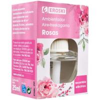 Ambientador elèctric roses EROSKI, recanvi 1 u.