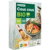 Cous cous bio EROSKI BIO/ECO, caja 500 g