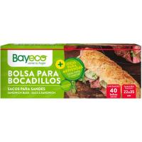 Bolsa para bocadillo BAYECO, caja 40 uds