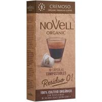 Café orgánico cremoso compatible Nespresso NOVELL, caja 10 uds Café orgánico cremoso compatible Nespresso NOVELL, caja 10 uds