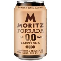 Cerveza tostada 0,0 MORITZ, lata 33 cl Cerveza tostada 0,0 MORITZ, lata 33 cl