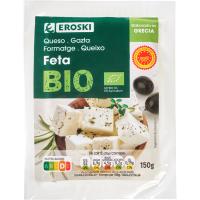Formatge feta cunya EROSKI BIO, cunya 150 g