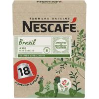 Café Brasil compatible Nespresso NESCAFÉ FARMERS, caja 18 uds Café Brasil compatible Nespresso NESCAFÉ FARMERS, caja 18 uds