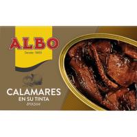 Calamar en trozos en su tinta ALBO, lata 112 g Calamar en trozos en su tinta ALBO, lata 112 g