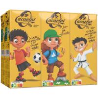 Mini brick de cacau 0% CACAOLAT, pack 6x200 ml