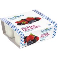 Yogur frutas del bosque LA FAGEDA, pack 4x125 g Yogur frutas del bosque LA FAGEDA, pack 4x125 g