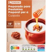 Cuajada 16 raciones EROSKI, caja 48 g