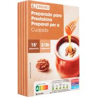 Cuajada 16 raciones EROSKI, caja 48 g