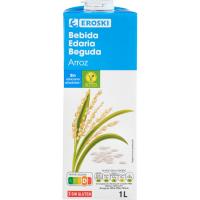 Beguda d'arròs EROSKI, brik 1 litre Beguda d'arròs EROSKI, brik 1 litre