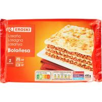 Lasanya bolonyesa EROSKI, safata 450 g