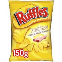 Patates fregides RUFFLES YORKESO, bossa 150 g Patates fregides RUFFLES YORKESO, bossa 150 g