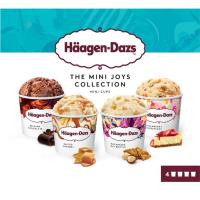 Helado mini joys collection HAAGEN DAZS, 4 uds, caja 390 g