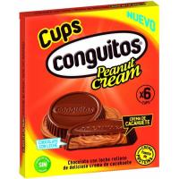 Xocolatines cacauet cups CONGUITOS, caixa 102 g Xocolatines cacauet cups CONGUITOS, caixa 102 g