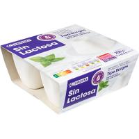 Formatge fresc sense lactosa EROSKI, pack 4x62,5 g